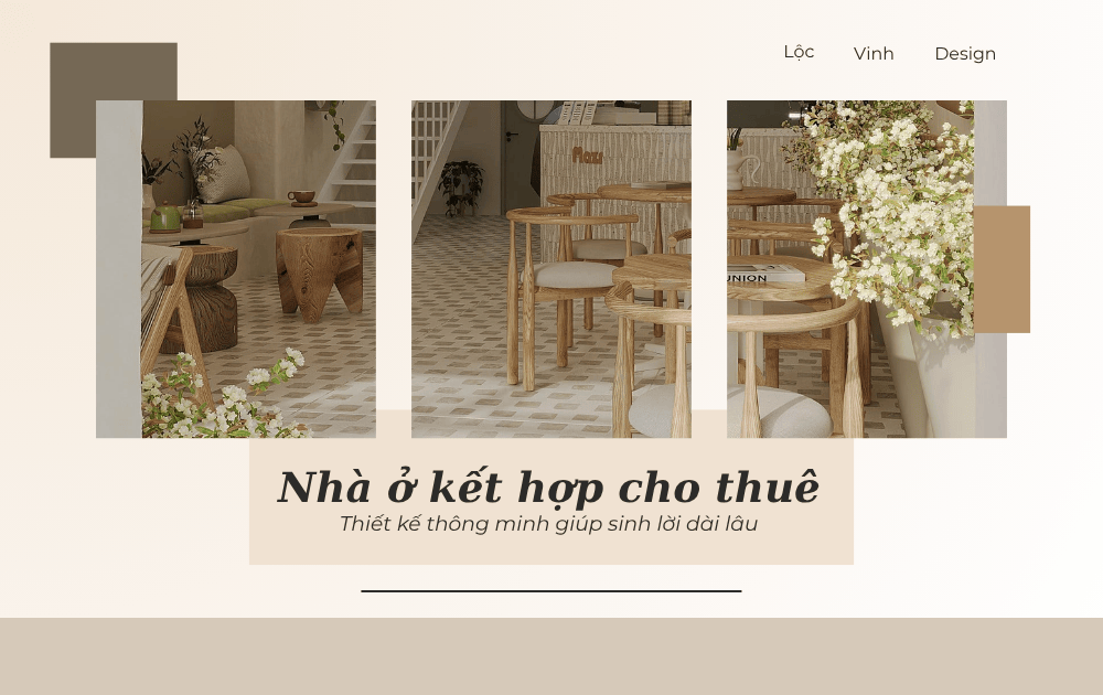 nha o ket hop cho thue