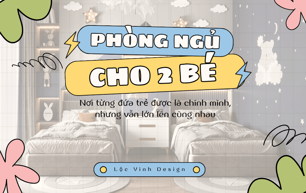 phong ngu cho 2 be